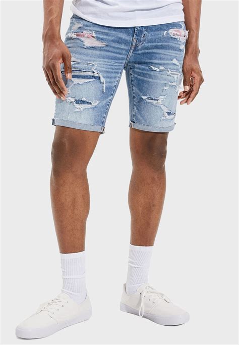 american eagle denim shorts mens